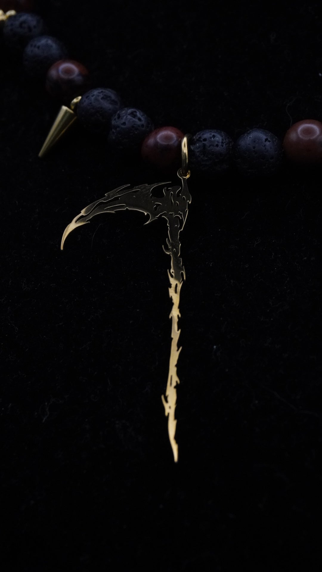 IN DARKNESS | stone chain - KittiiCreations