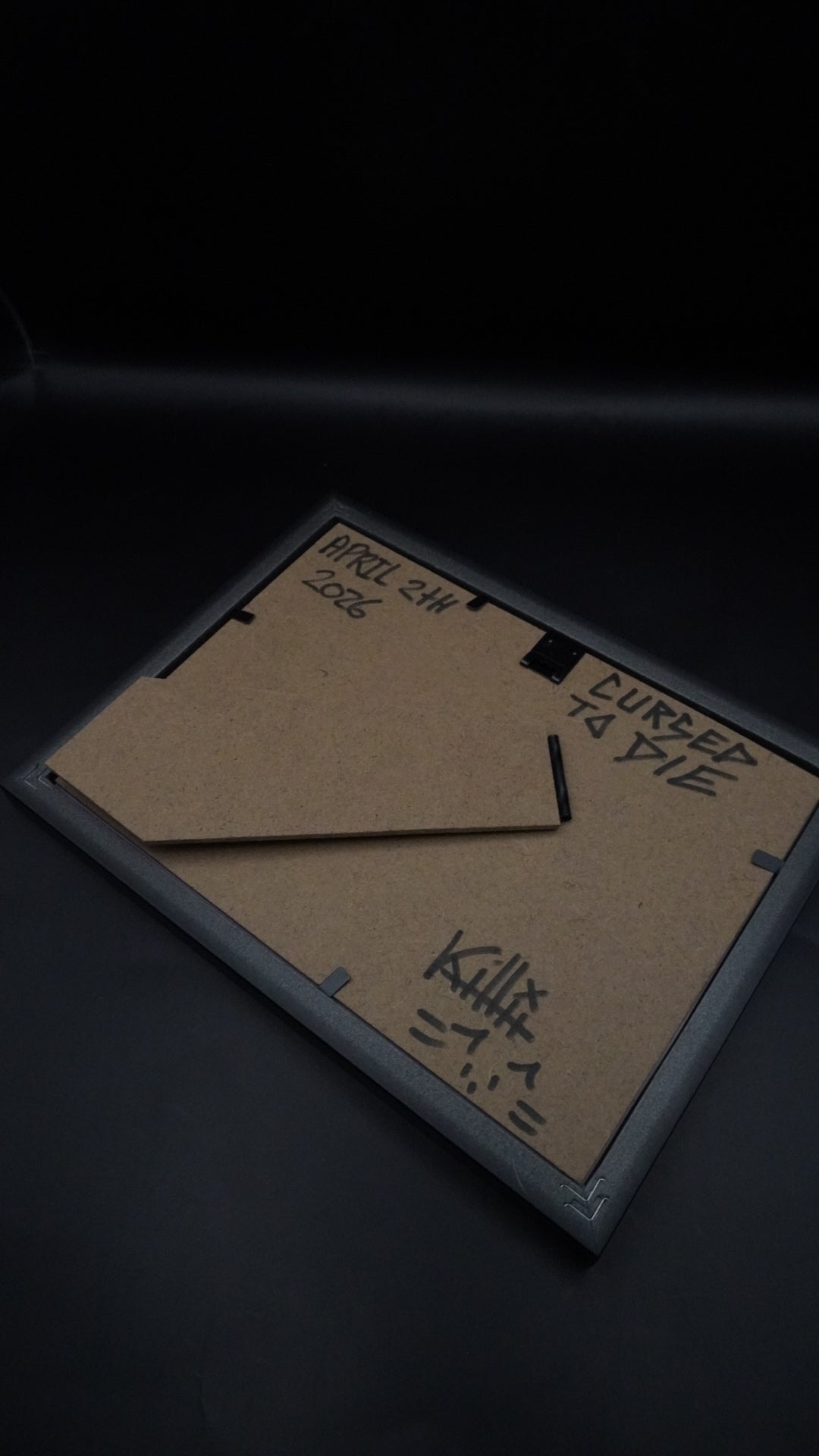 CURSED TO DIE | unique frame - KittiiCreations