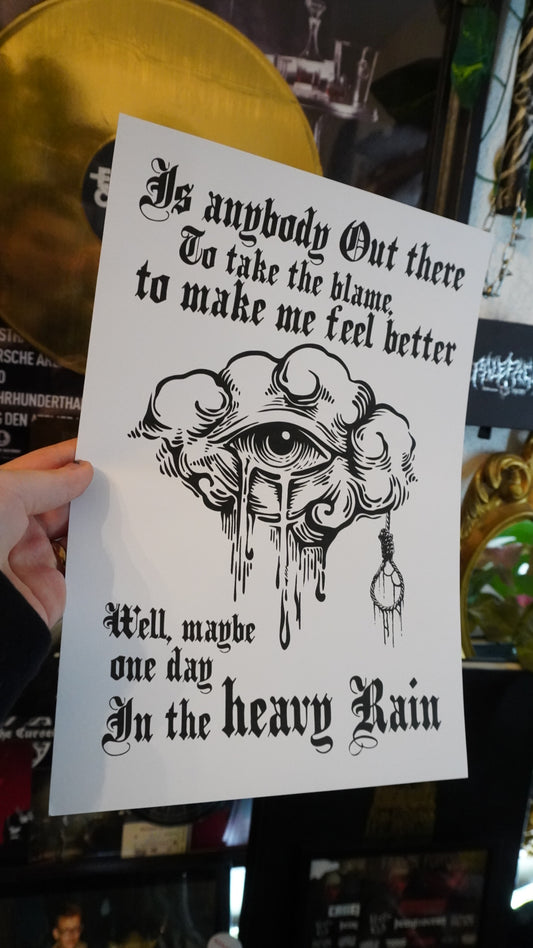HEAVY RAIN | A4 Print