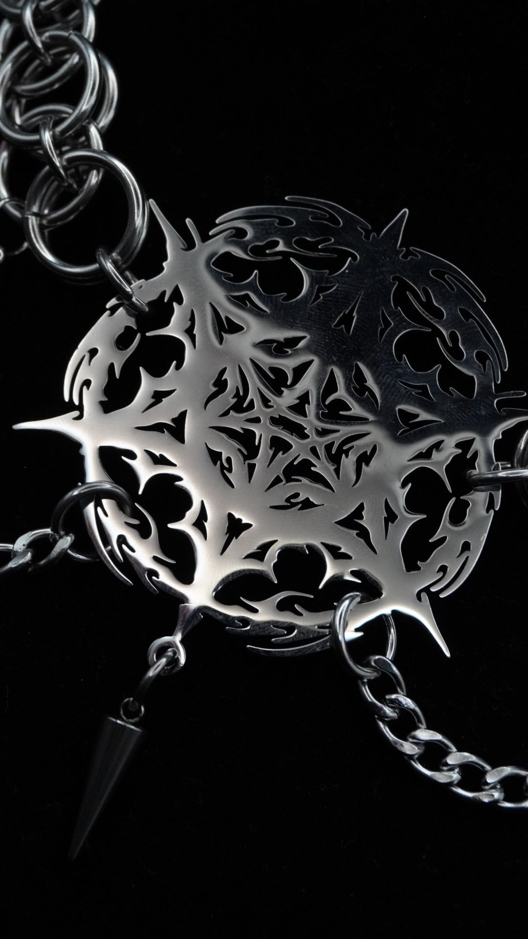 DARKSIDE | silver cathedral chain