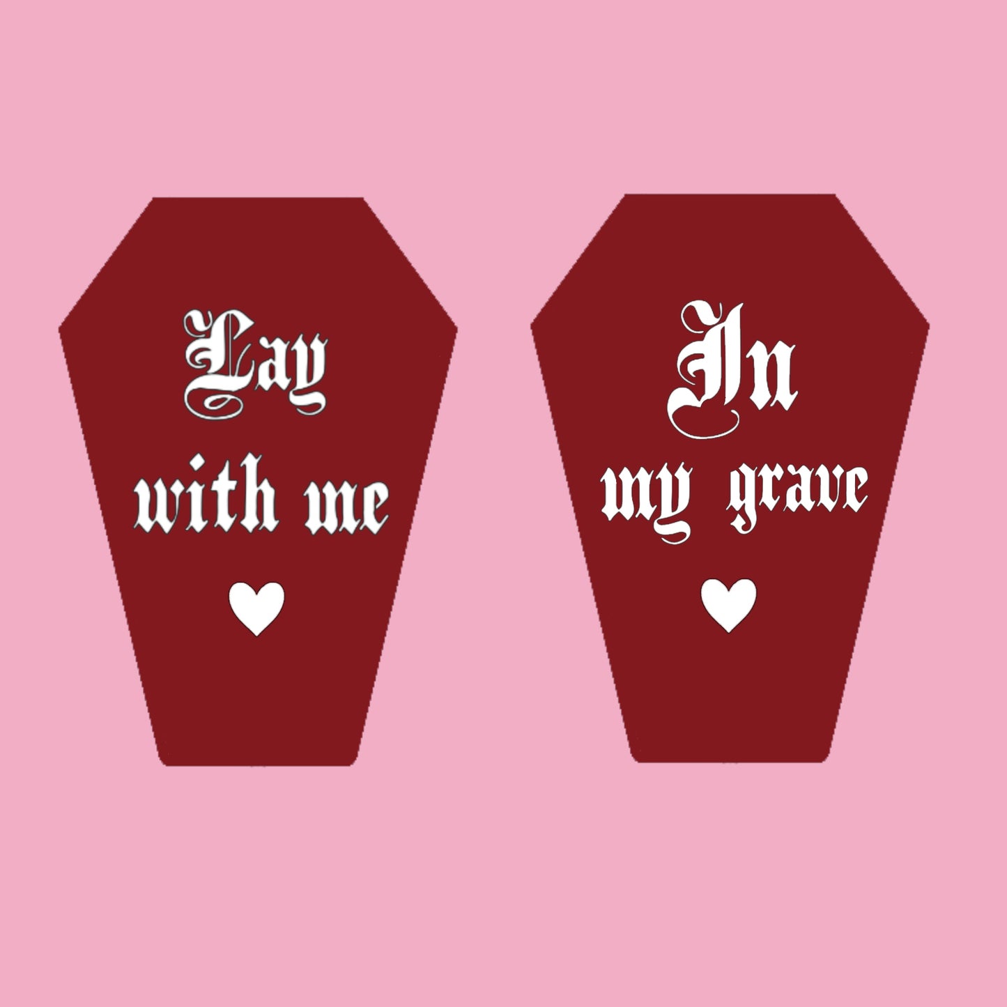 LAY WITH ME IN MY GRAVE | matching chain
