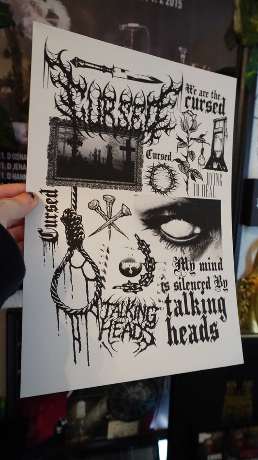 TALKING HEADS | A4 Print