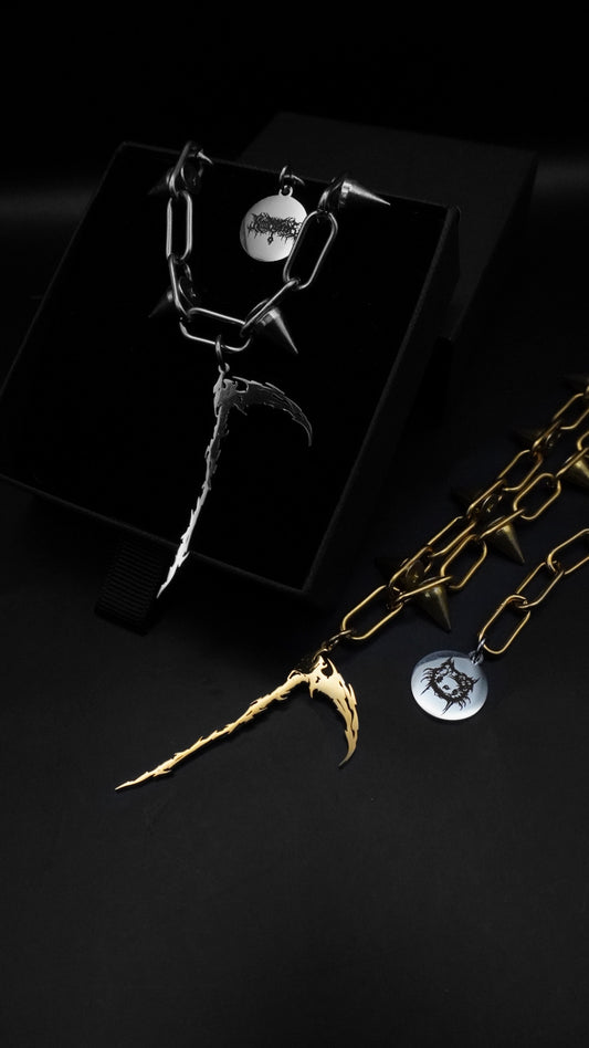 IN DARKNESS | Spikes chain - KittiiCreations
