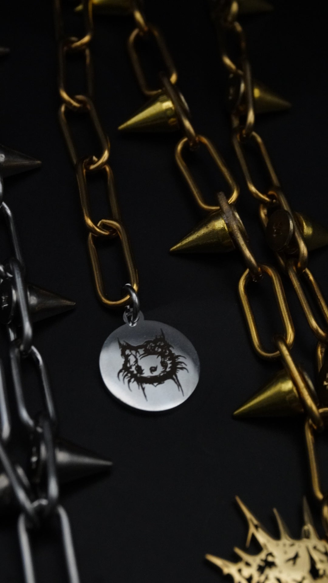 LIONHEART | Spikes chain - KittiiCreations