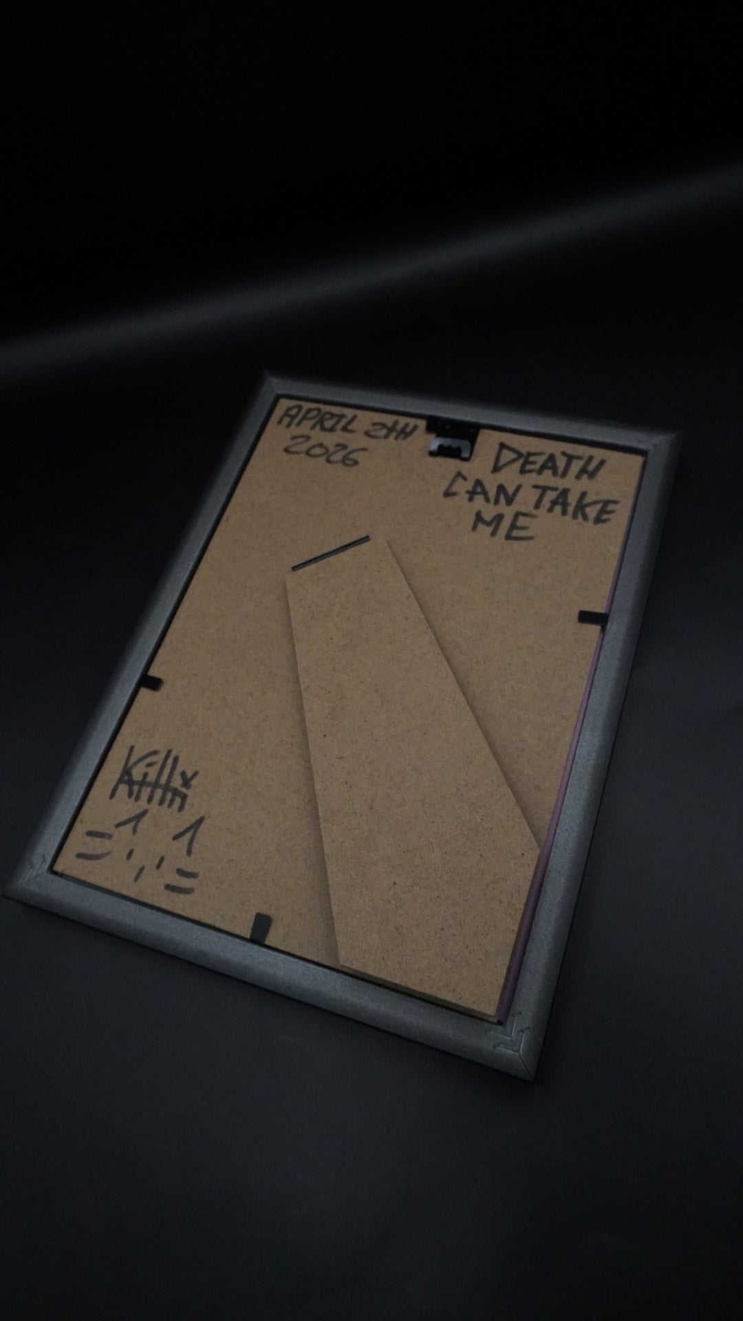 DEATH CAN TAKE ME | unique frame - KittiiCreations