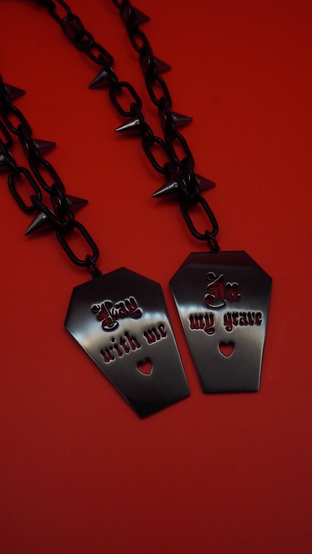 LAY WITH ME IN MY GRAVE | matching chain