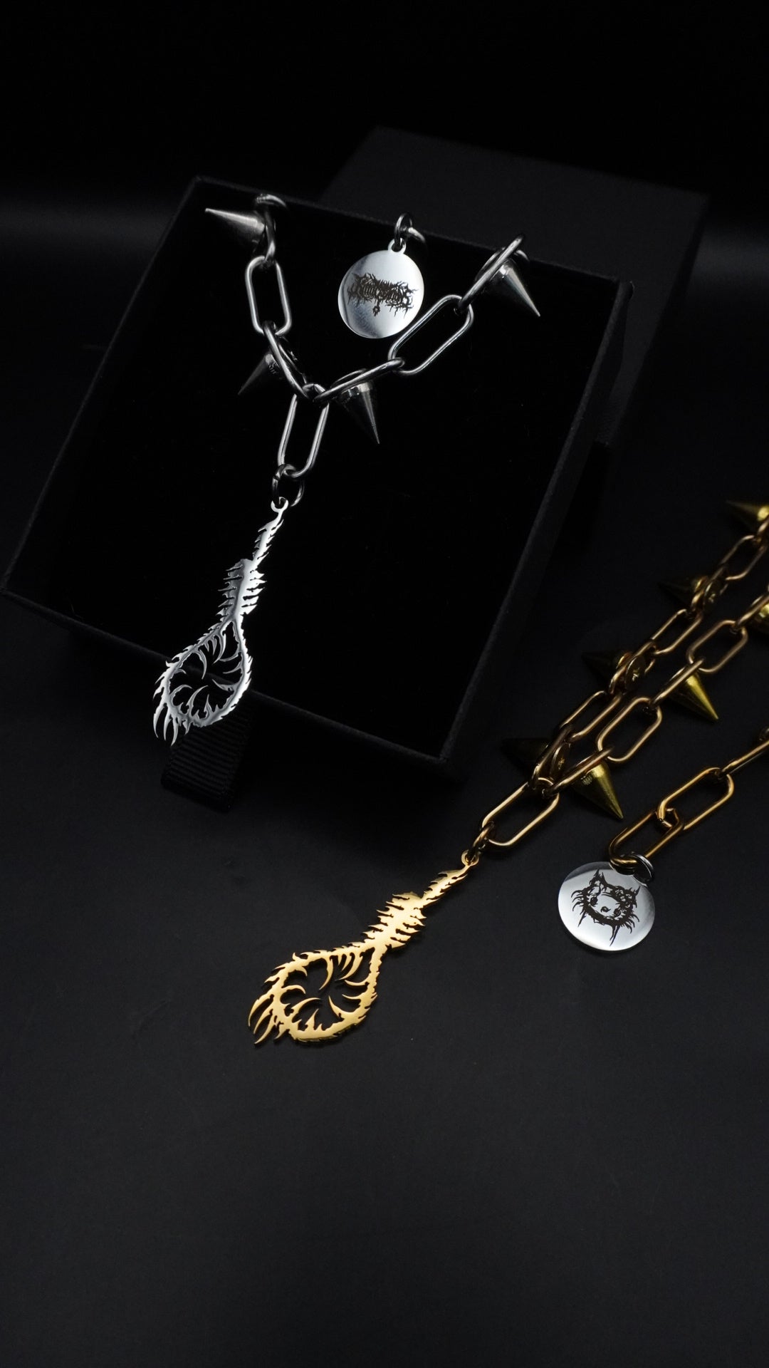 DEATH CAN TAKE ME | Spikes chain - KittiiCreations