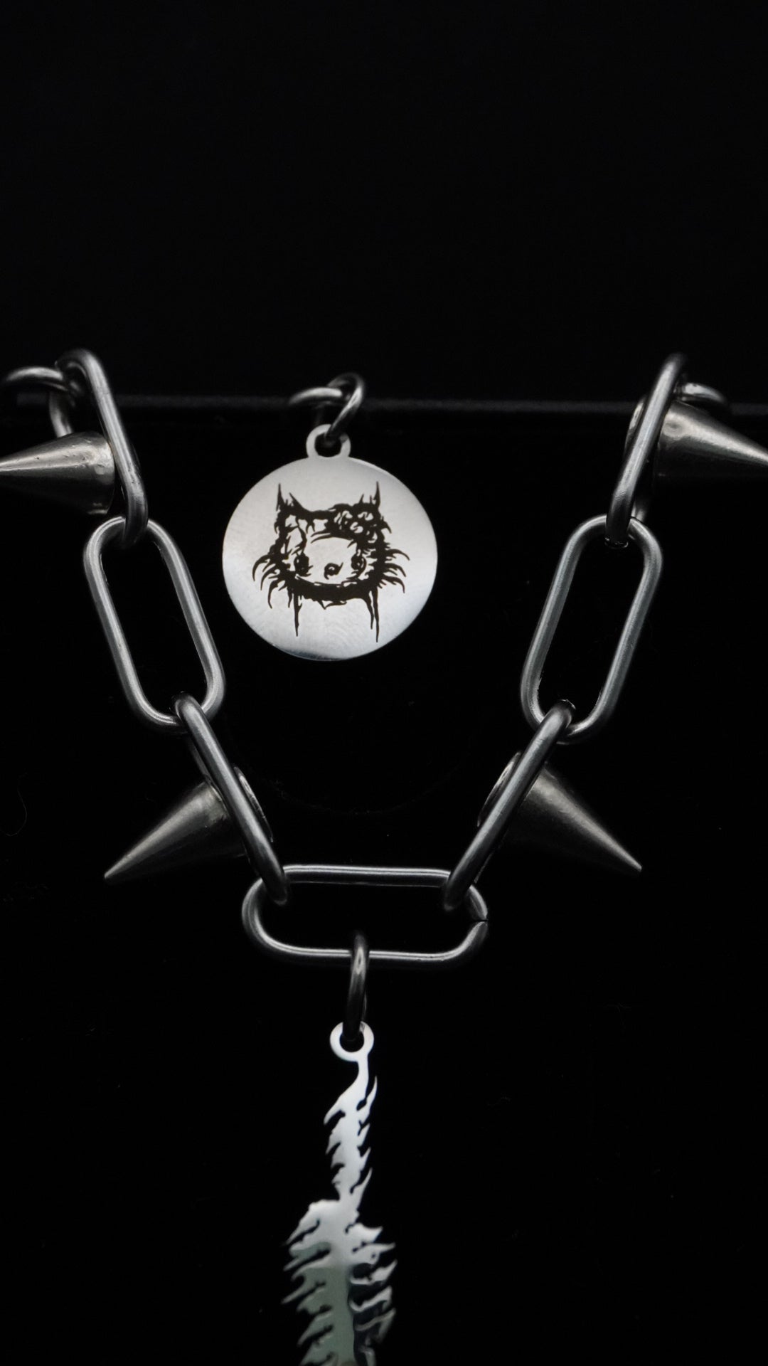 DEATH CAN TAKE ME | Spikes chain - KittiiCreations