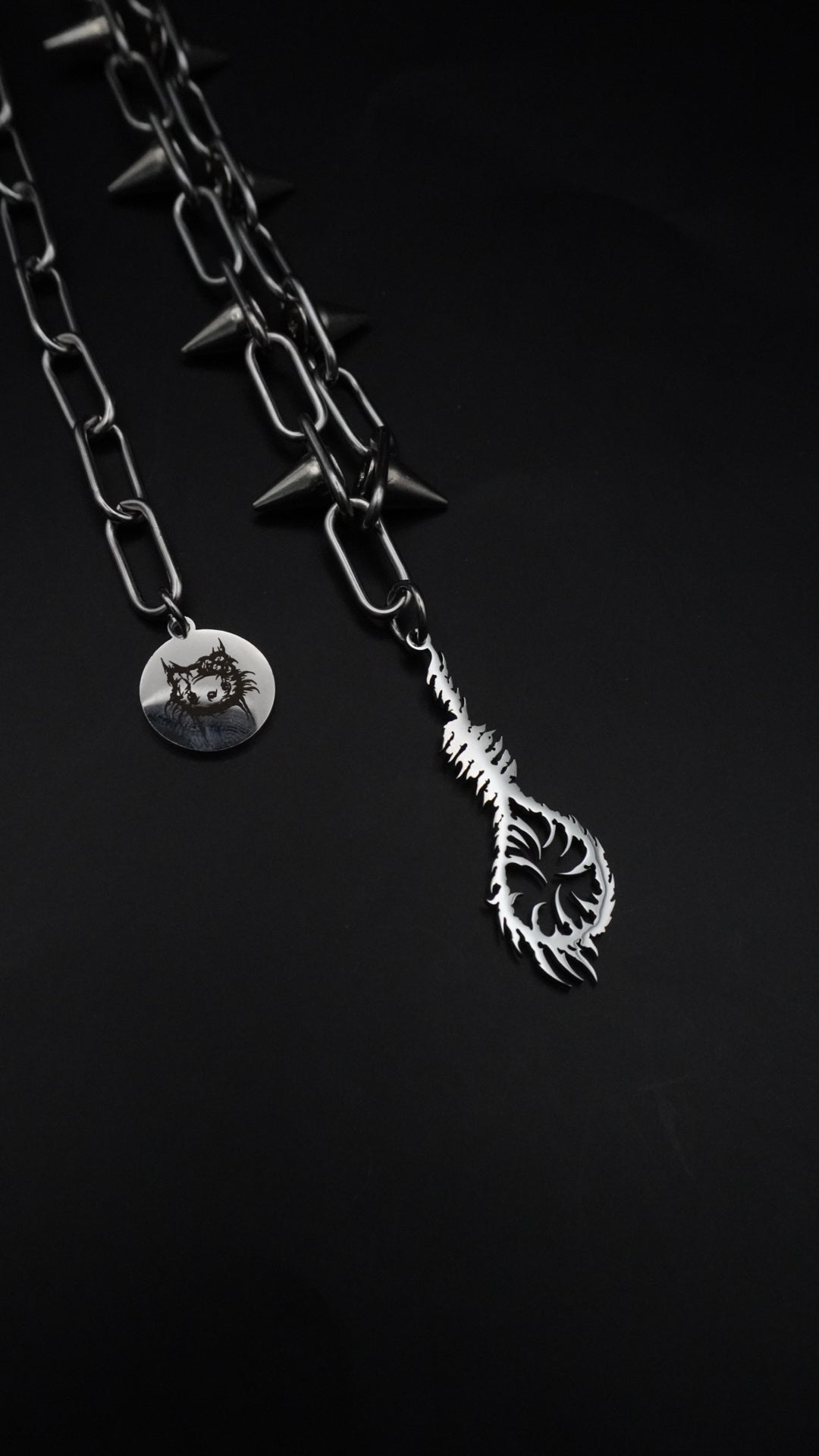 DEATH CAN TAKE ME | Spikes chain - KittiiCreations