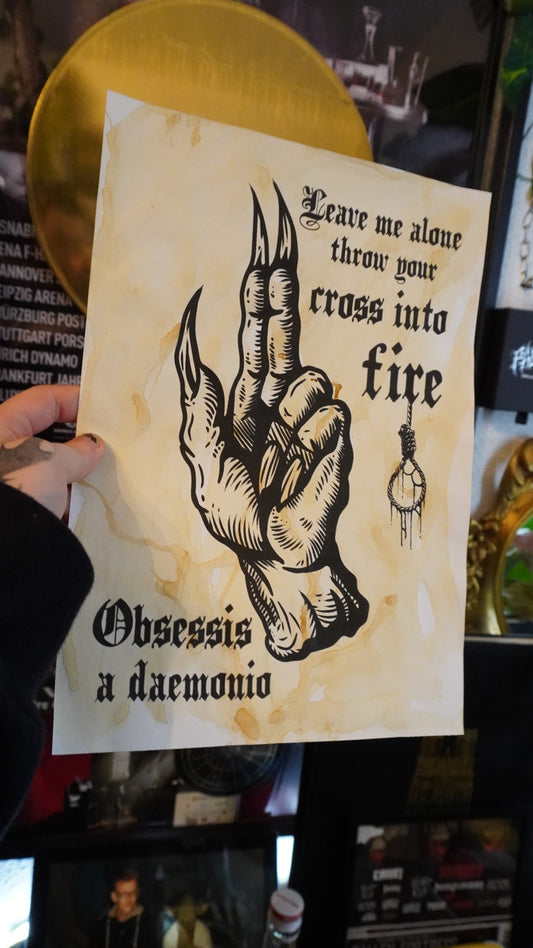 OBSESSIS A DAEMONIO | exclusive A4 Print