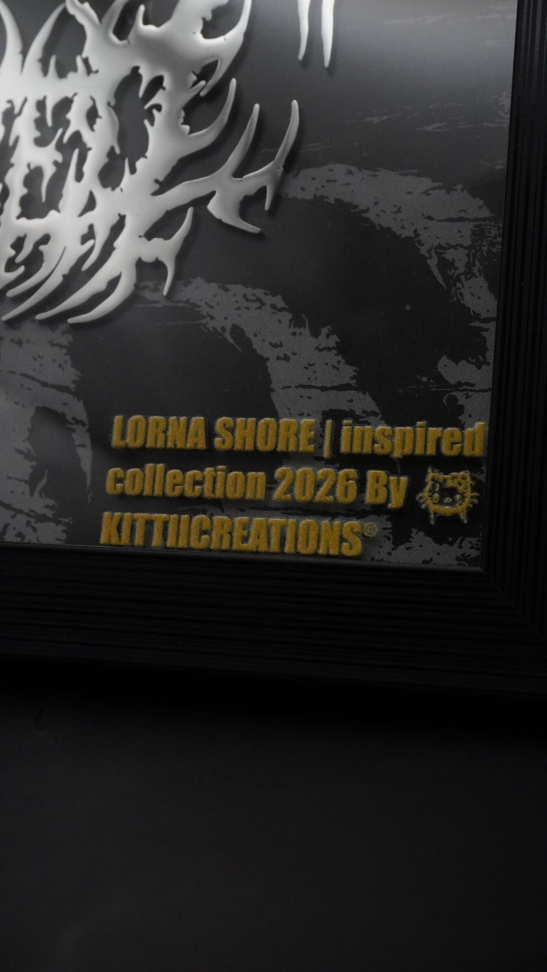 CURSED TO DIE | unique frame - KittiiCreations