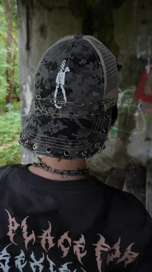 NOOSE | grey camo cap