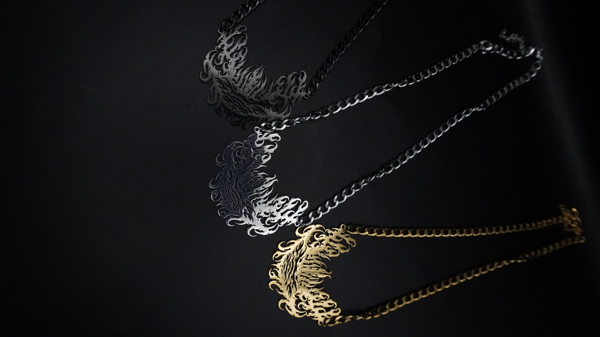 IN A SEA OF FIRE | damned chain - KittiiCreations
