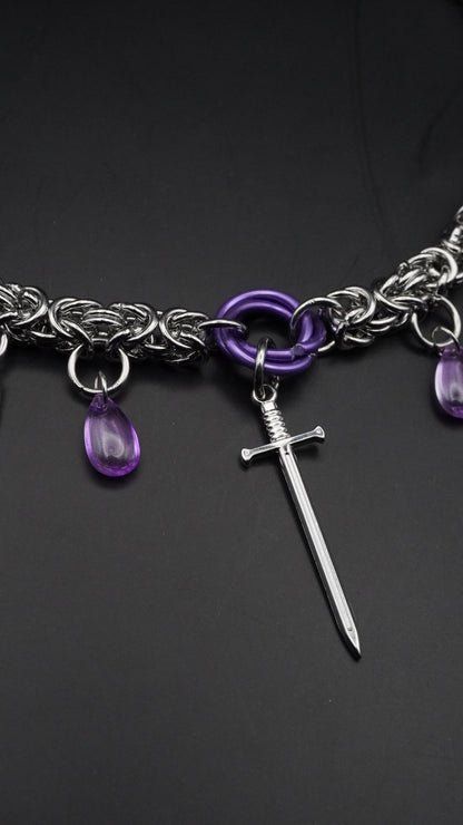 ALKALINE purple | unique piece