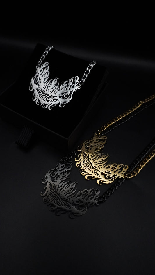 IN A SEA OF FIRE | damned chain - KittiiCreations