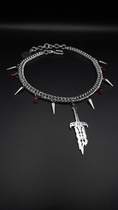 MORWEN BLOOD GLASS | necklace