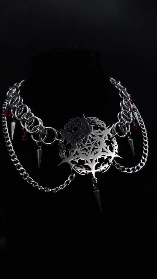 DARKSIDE | silver cathedral chain