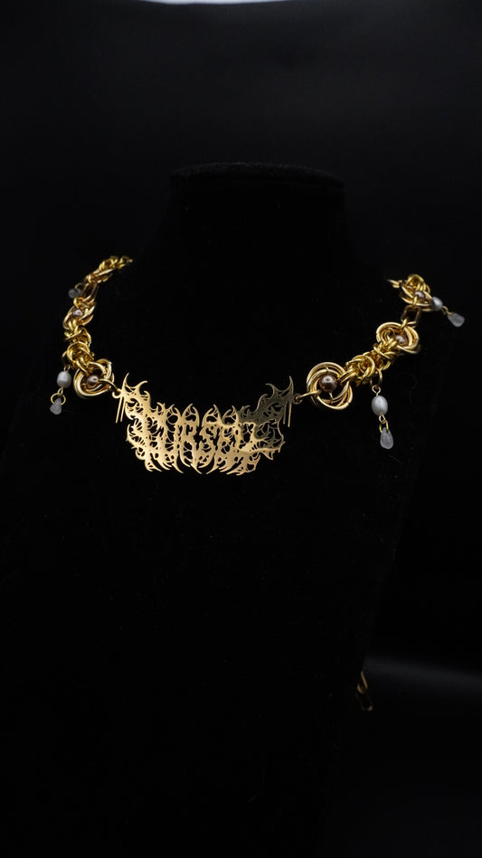 CURSED TO DIE | gold unique piece