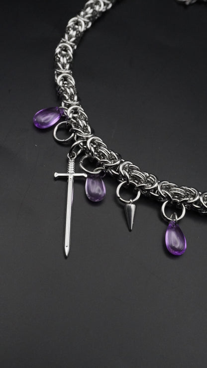 ALKALINE purple | unique piece