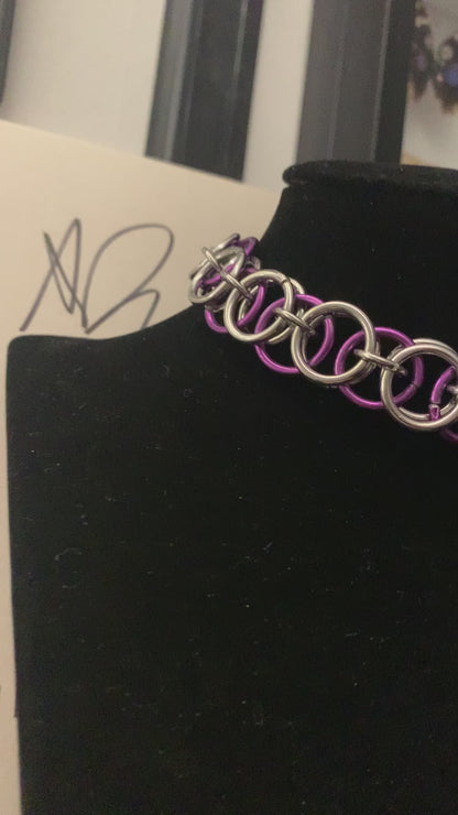 DOOMED choker purple